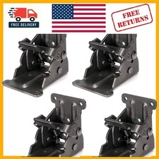 Heavy-Duty Foldable Bracket Set of 4 - Self-Locking Support for DIY Projects