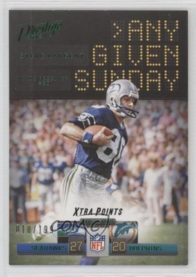 2021 Prestige Any Given Sunday Xtra Points Green 10/199 Steve Largent HOF 17f8