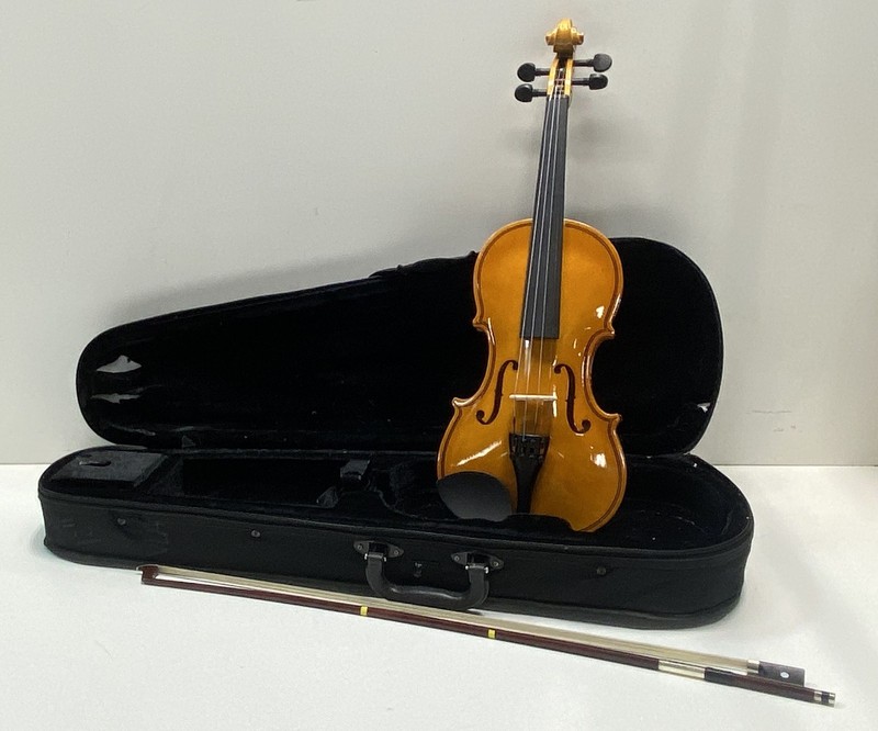 Violin Spruce Top Maple Back Student Outfit Case Bow Shoulder Rest