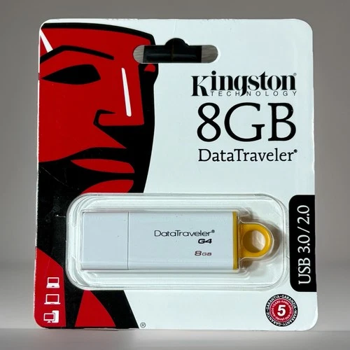 Kingston Technology 8GB DataTraveler G4 USB 3.0/2.0 Flash Drive DTIG4/8GB SEALED