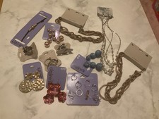 Joblot costume jewellery items . New unused. Claire’s and TU earrings necklace.