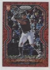 2021 Panini Prizm Tier II Red Donut Circle Prizm 60/99 Jahmai Jones #130 0b02