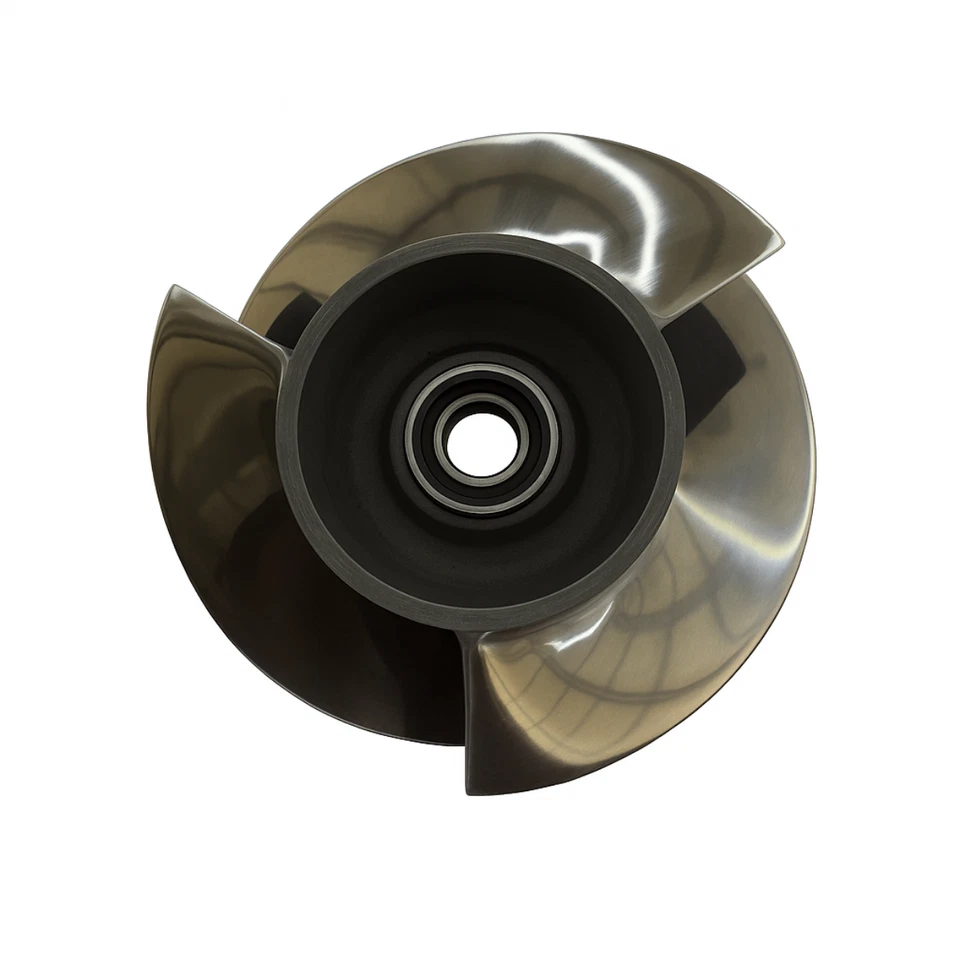 Impulsor de aço inoxidável polido PWC – Compatível com Sea-Doo Spark - 140mm - 12/17 - Imagem 3 de 3