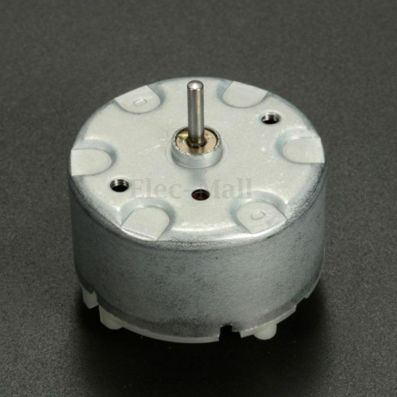 Miniature Small Electric Motor Brushed 0-12V DC 0.02A For Models Crafts Robots F