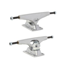 Krux Skateboard Trucks Polished K5 DLK Silver 9.0" Down Low Kingpin Pair