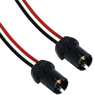 2x W5W T10 Stecker Fassung Standlicht Parklicht Sockel Glassockel Stecksockel