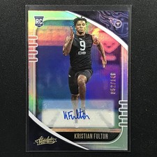 2020 Absolute Kristian Fulton Rookie Auto Silver 52/149