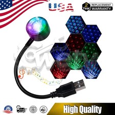 USB LED Star Light Car Interior Roof Atmosphere Starry Sky Night Projector Lamp