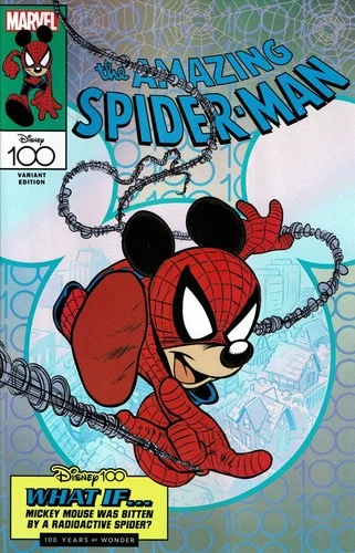 Amazing Spider-Man, The (6th Series) #35A VF/NM; Marvel | Disney 100 Variant Mic