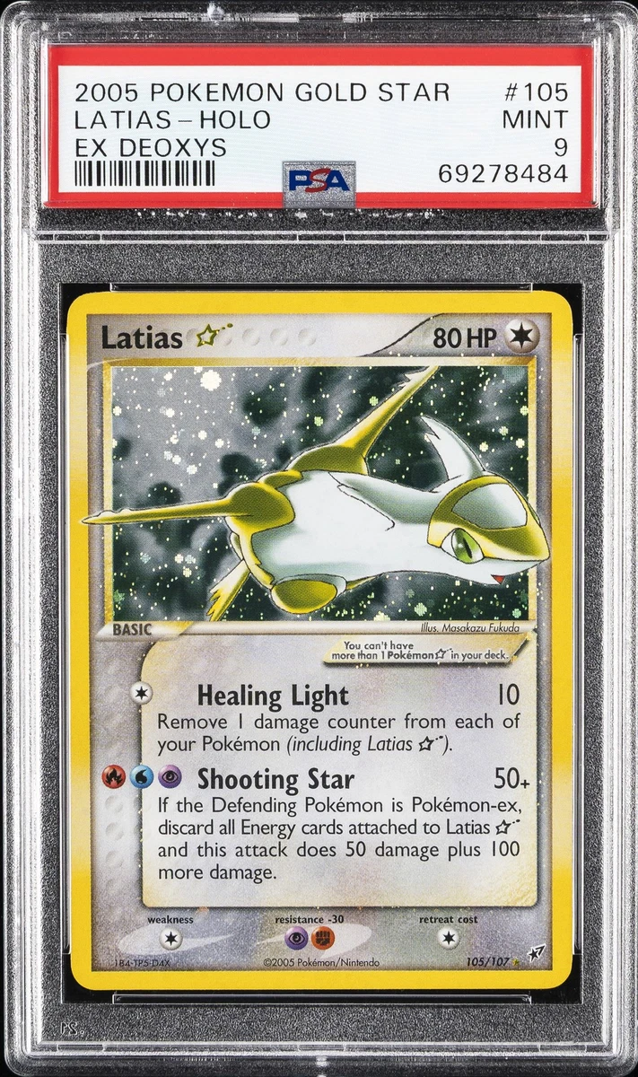 チルタリス ex 2005年 ミラージュフォレスト-1st ED. psa9 2005 POKEMON EX DEOXYS GOLD STAR #105 LATIAS-HOLO PSA 9 | eBay