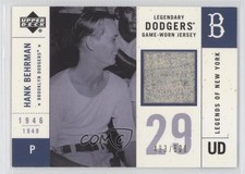 2001 Upper Deck Legends of New York Gold 493/500 Hank Behrman #LDJ-HB 1q7