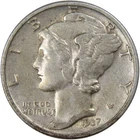 1937 Mercury Dime XF EF Extremely Fine 90% Silver 10c US Coin Collectible