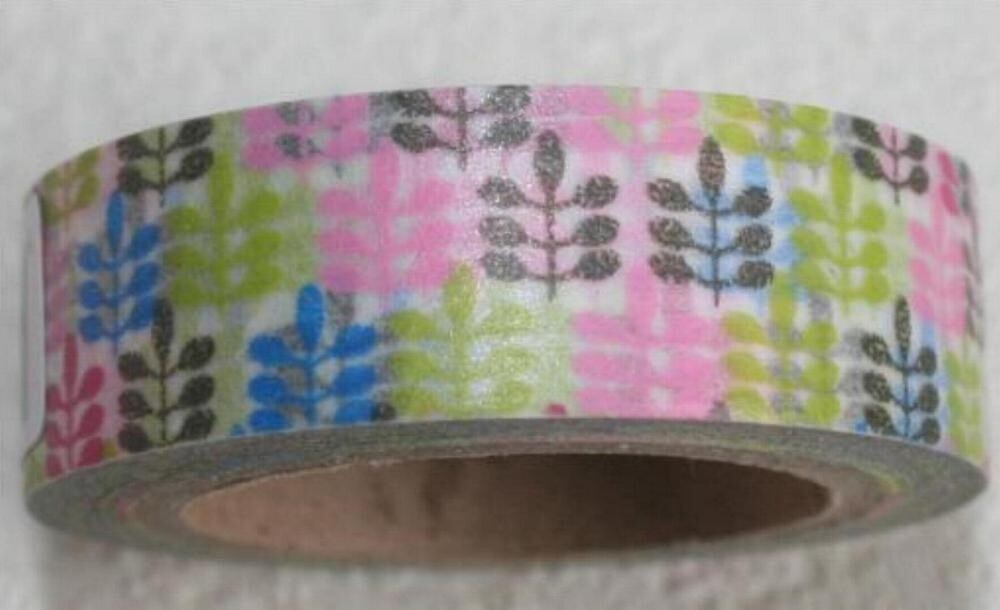 Motiv Klebeband (1m=0,40€) 1-2 Rollen 10 m x 15mm Masking Tape mit Muster