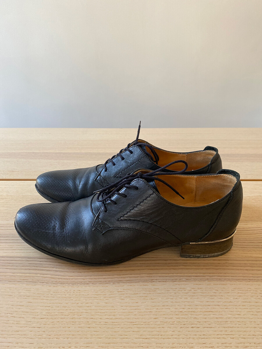 Shoe Embassy Black leather shoes | eBay