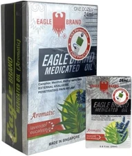 Eagle Medicated Oil 24ml Aromatic-Lavender Eucalyptus (Pack of 12) Exp: 03-2027