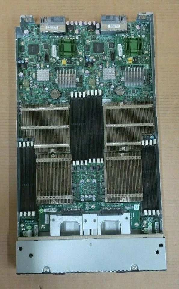 Supermicro TwinBlade SBA-7222G-T2 CTO Blade Server 4x CPU 16x DIMM 4x HDD Bay - Image 2 of 3