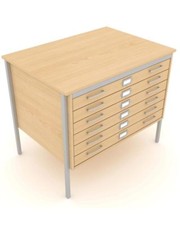 *NEW PRICE* SHOC ELITE NORTON A0 PLAN CHEST 6 DRAWER UNIT CHESTER OAK