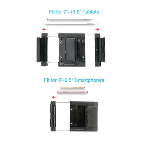 Universal Tablets Car Mount Holder for iPhone 14 13 Pro Max,12,iPad Pro 9.7 inch - Picture 6 of 10