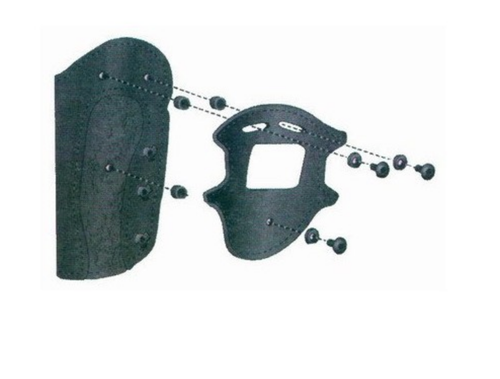 Safariland Universal Belt Loop Black 3-Hole Holsters Safariland UBL 1.5" - 第 7/7 張圖片