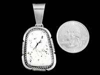 Navajo Pendant Sacred White Buffalo Sterling Silver Native American Indian Q Navajo Pendant Sacred White Buffalo Sterling Silver Native American Indian Q