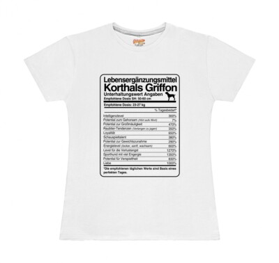 T-Shirt Damen DOSIS KORTHALS GRIFFON Lebensergänzungsmittel by Siviwonder