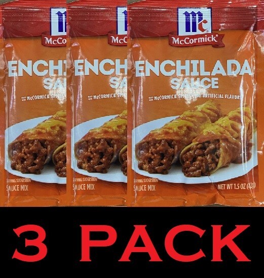 McCormick ENCHILADA SAUCE Seasoning Sauce Mixes oz Packet PACK