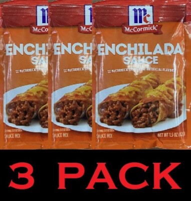 McCormick ENCHILADA SAUCE Seasoning Sauce Mixes oz Packet PACK 