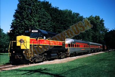 Vtg 2003 Train Slide 365 Cuyahoga Valley Engine Canton OH X8P067