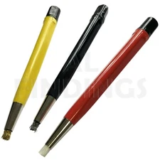 Scratch brush Steel Brass Fiberglass set watch repair rust clean tool set 3