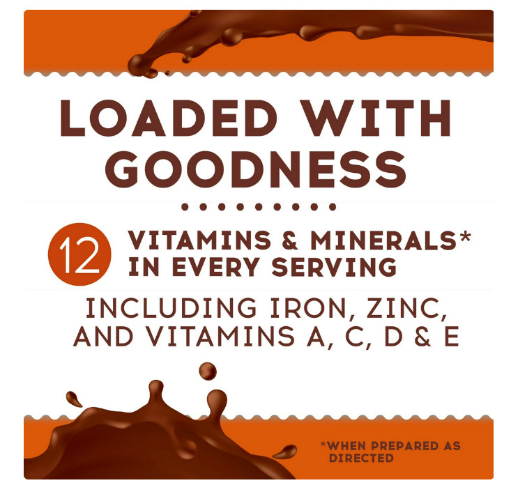 Ovaltine Chocolate Malt Powdered Drink Mix for Hot and Cold Milk Canister 12 oz