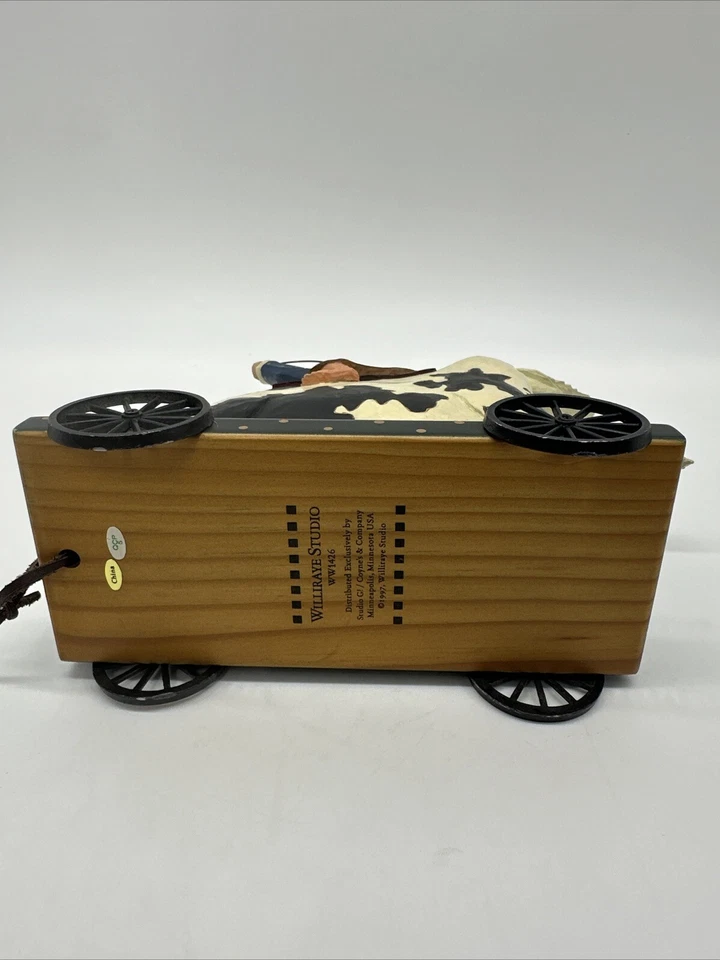 Figura de Williraye Studios de segunda mano. Vaca y niña y ganso WW1426 Foto 4 de 4