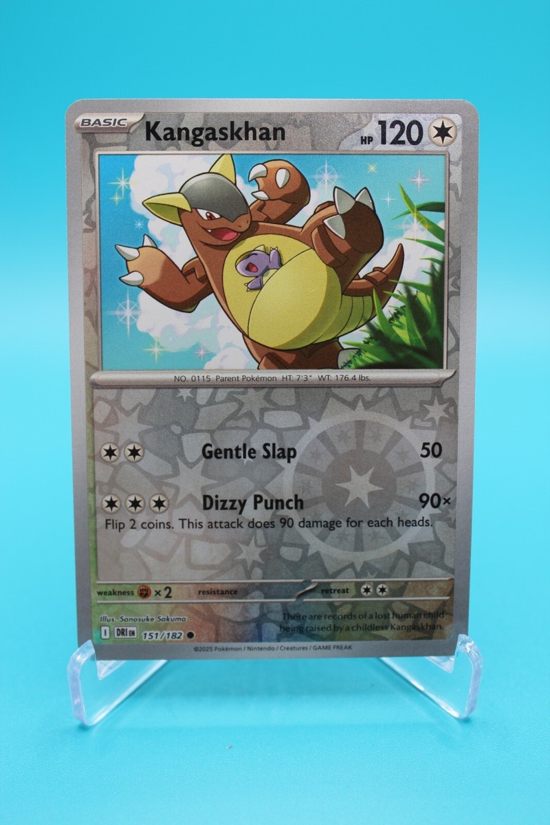 ポケモン - Kanan Pokemon TCG 2025 Kangaskhan 151/182 Sv10: Destined Rivals