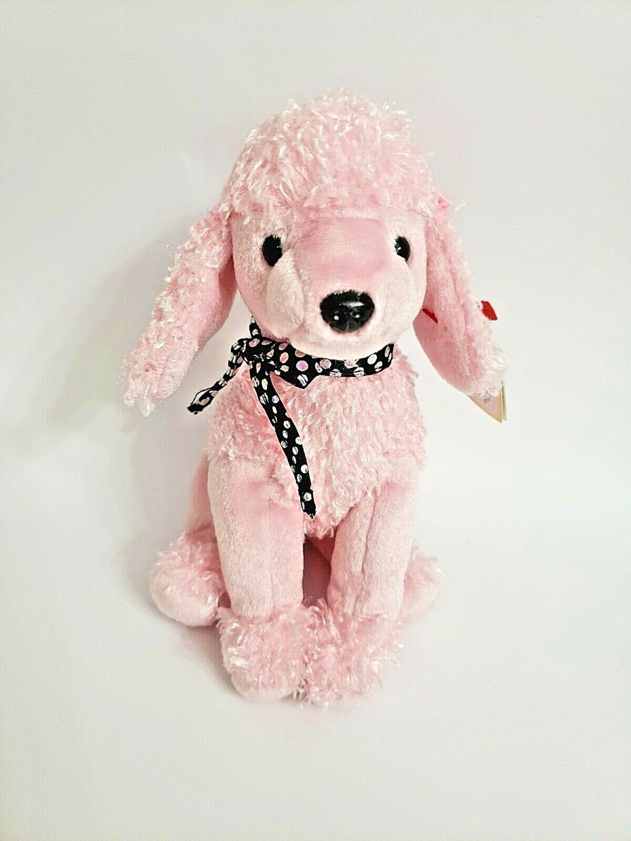 Ty Beanie Baby Brigitte the Poodle Dog Stuffed Animal with Tags