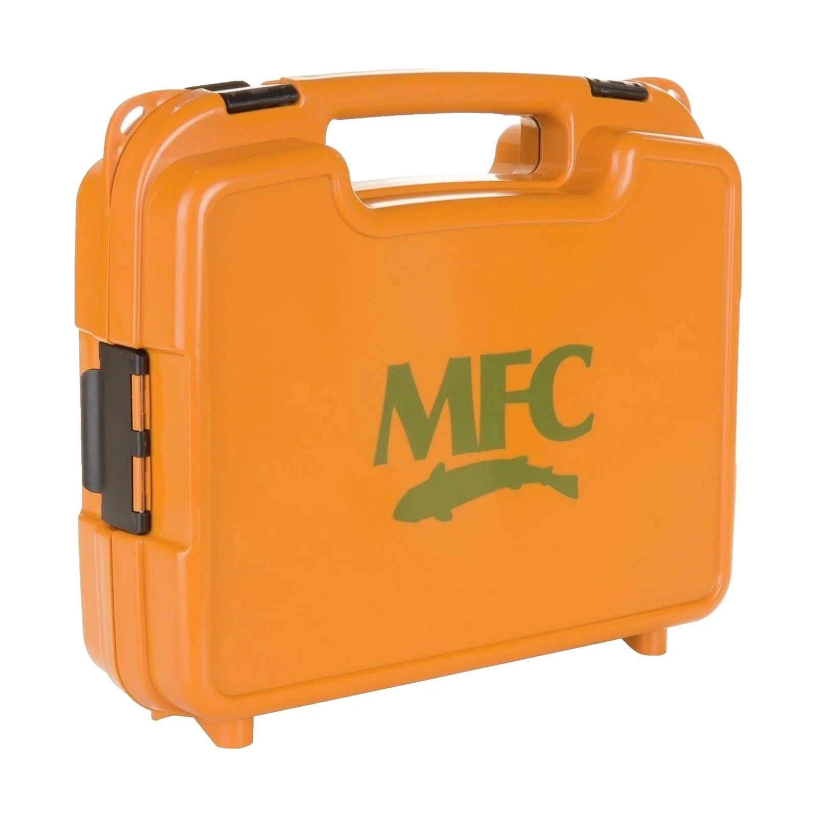 Cajas de mosca de aparejos de pesca con casos difíciles