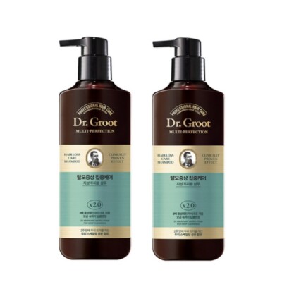 Dr.Groot Multi Perfection Anti-Hair Loss Shampoo For Oily Scalp 400ml x 2ea