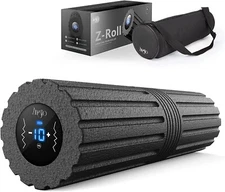 ZINGTTO 17-inch Vibrating Foam Roller for Back. 10 Speeds 4000RPM High Intens...
