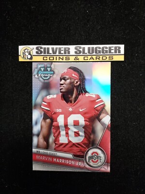 2023 Marvin Harrison Jr. Bowman Chrome U Image Variation Refractor #4 Ohio SSP