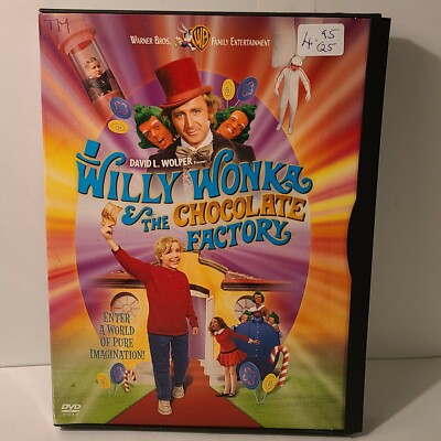 Willy Wonka and the Chocolate Factory (DVD)30th Anniversary Usa Duty-Free