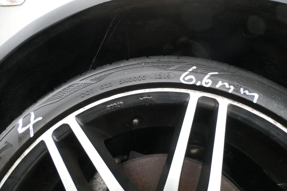 4x 3BG A6 4B Alufelgen Felgen KBA 47855 6-7mm 225/40 RR18 92W Reifen 18 Zoll - Bild 3 von 4