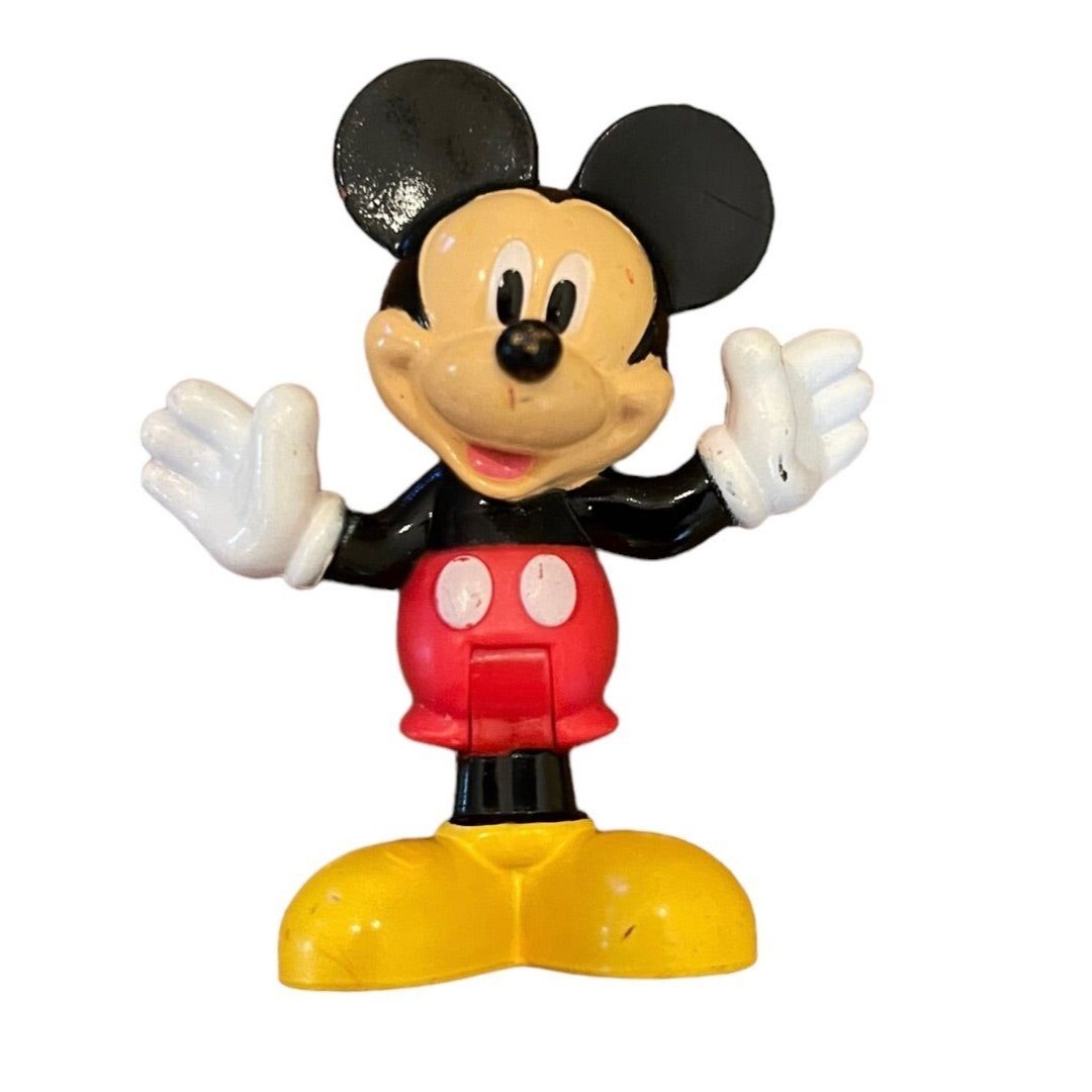 Disney Mickey Mouse Hinged Sit Stand Vinyl Figure 2.75