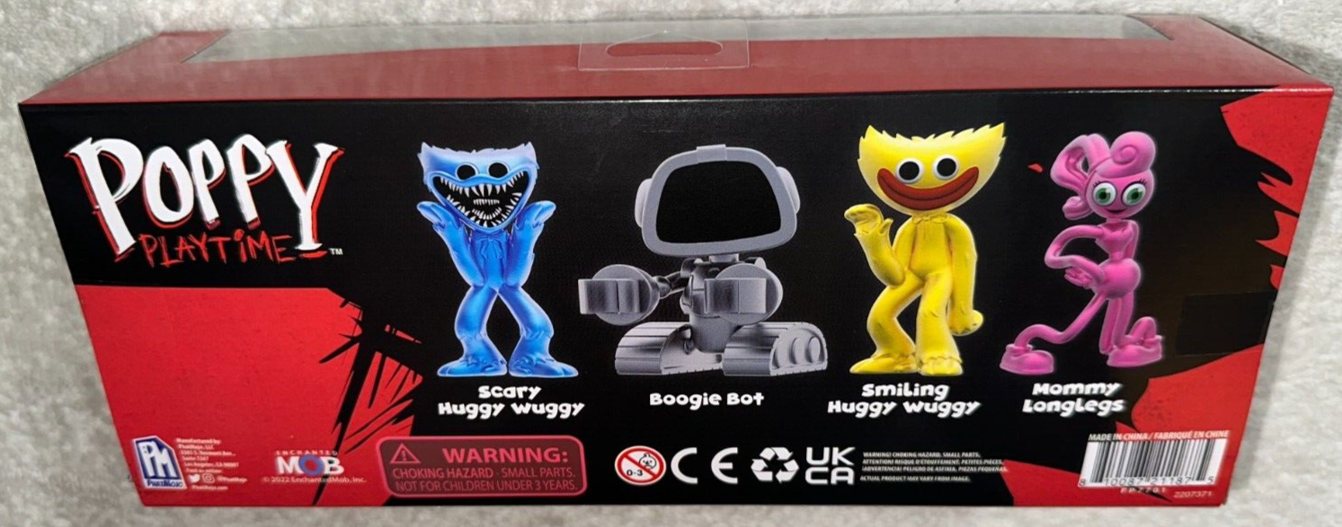 Poppy Playtime Official Collectable Figure 4-Pack Brand New Huggy Wuggy  Bizak