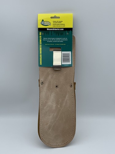 Bolsa de sierra plegable de cuero Weaver Arborist de 7” grano superior niquelado 08-02015 - Imagen 3 de 7