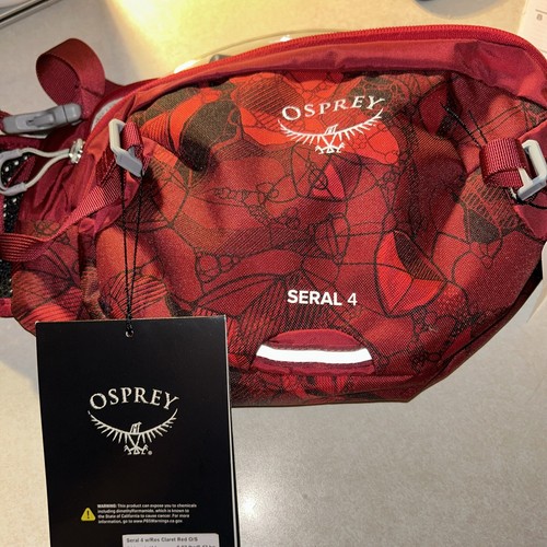 Osprey Seral 4 Zaino Lombare Multisport Unisex - Con Serbatoio Hydraulics 1.5L, Nylon Riciclato