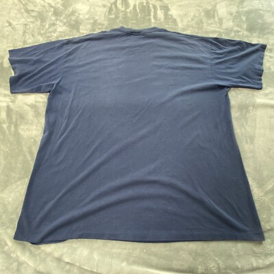 Vintage Oneita Power 50 T-Shirt Men XXL Santa Fe Blue Single