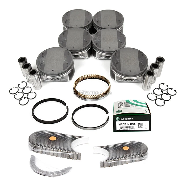 Pistons Main Rod Bearings Fit 03-08 Infiniti Nissan G35 Altima Murano 3.5 VQ35DE - Image 2 of 4