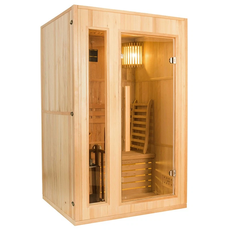 Sauna Saunakabine Finnische Traditionelle 2-Sitzer Komplettpaket Harvia 3,5 kW - Bild 3 von 4