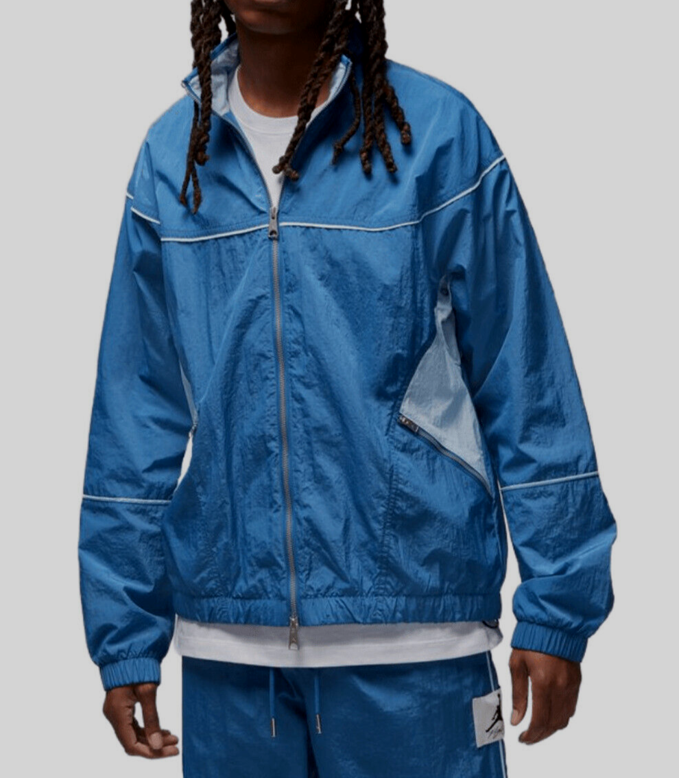 Nike Jordan Men's Blue Essential Statement Warm-Up Jacket DV7624