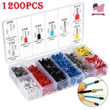 Connector Cord Wire Crimp Cable Pin End Bootlace Ferrule Terminal Kit 1200PCS