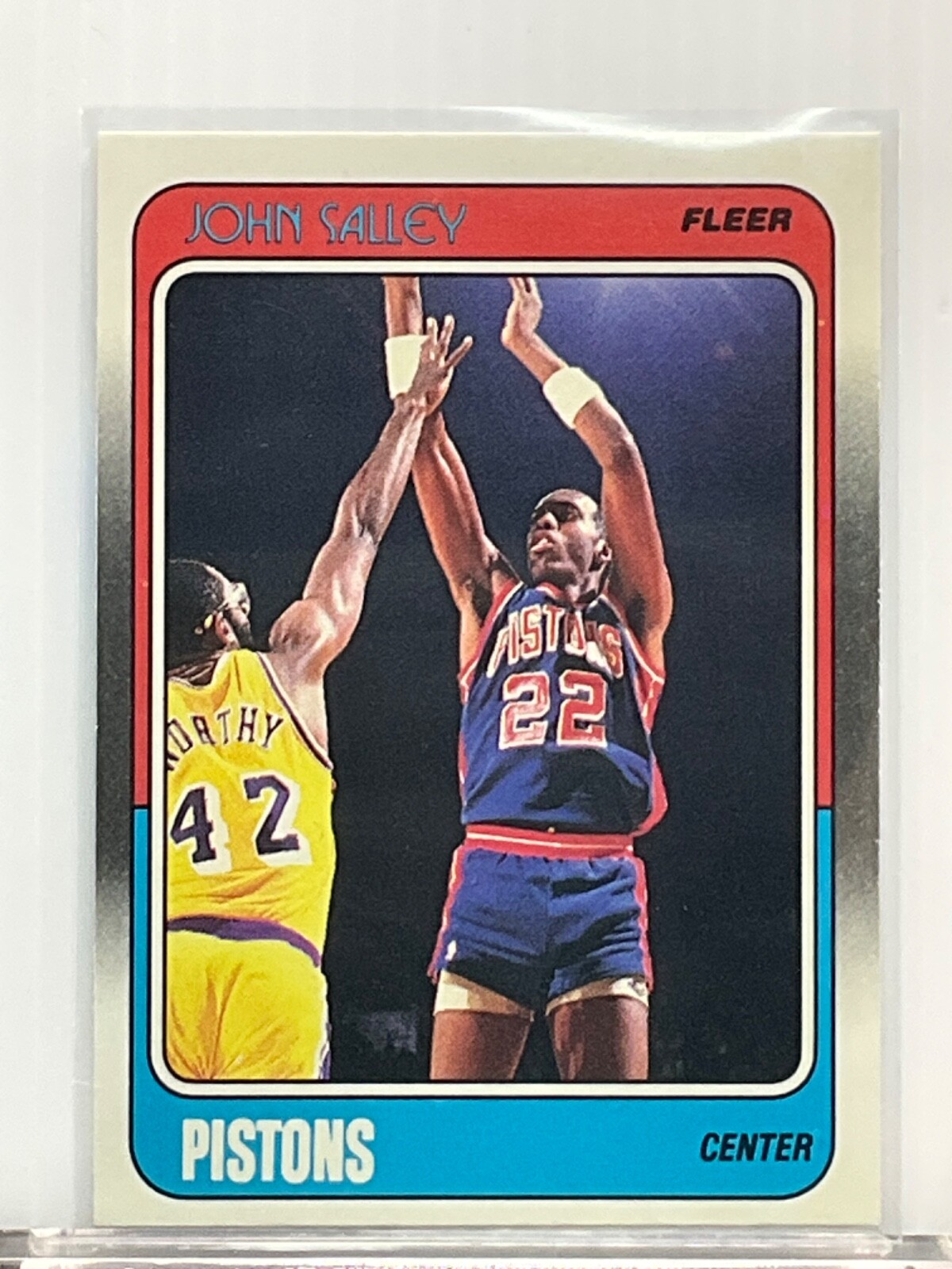 1988-89 Fleer Basketball  - John Salley - Pistons