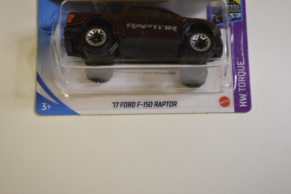 2021 Hot Wheels Torque 5/5 2017 Ford F150 Raptor RedBrown 164